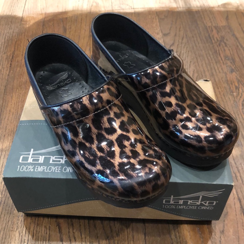 Dansko Professional Clogs in leopard print!